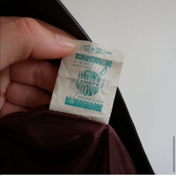 Vintage 1960's Canadian Union Made Leather Jacket - Picture 11 of 15